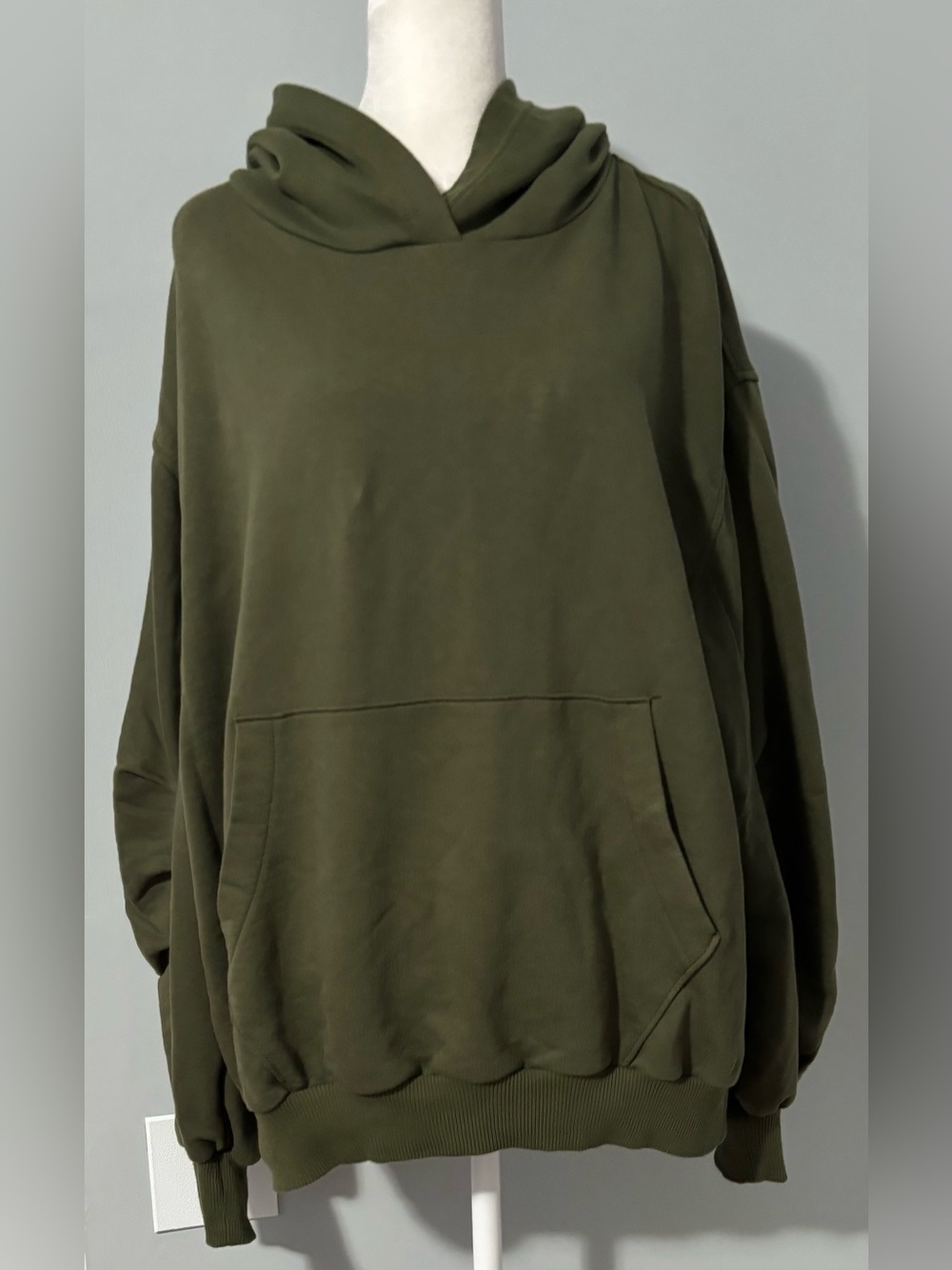 aerie Olive Green Crewneck Hoodie Sweatshirt